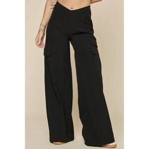 POPFLEX Y2K Cargo Pant Black XXS Petite Black